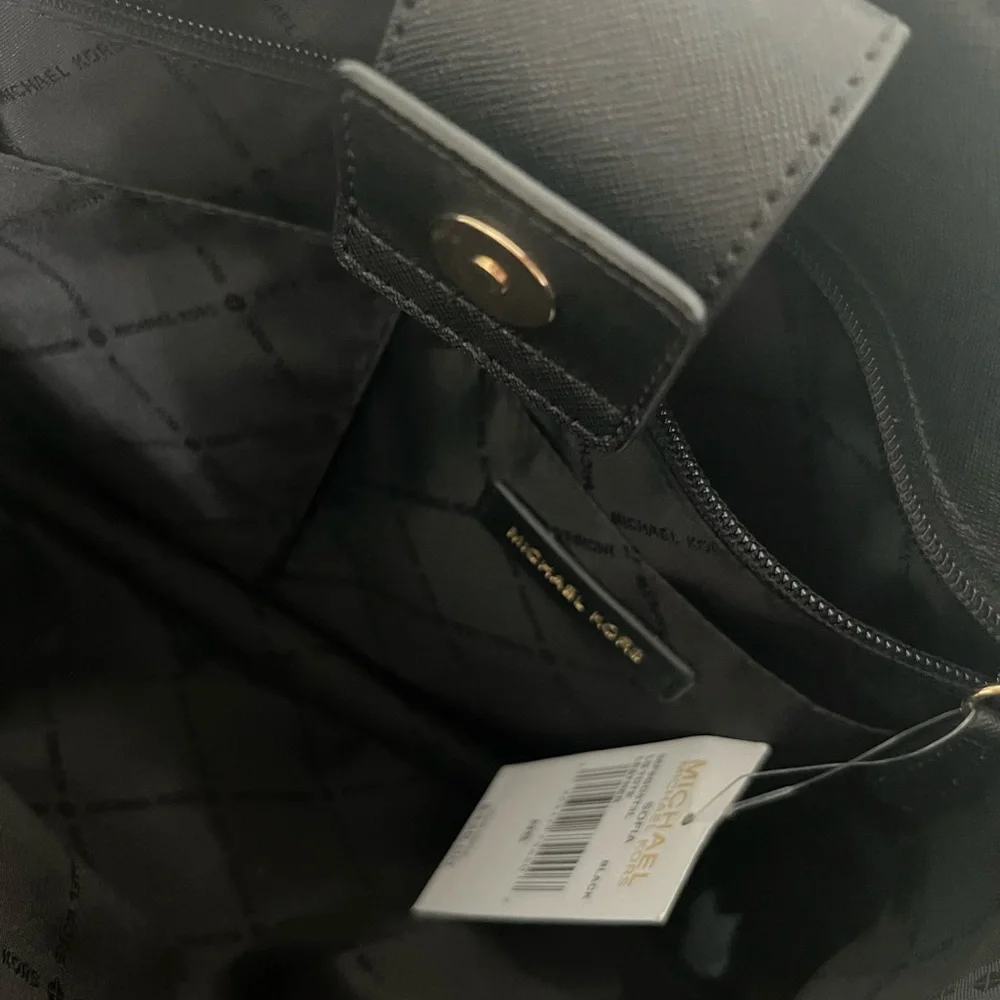 Black Michael Kors Sofia Tote bag - Picture 9 of 11